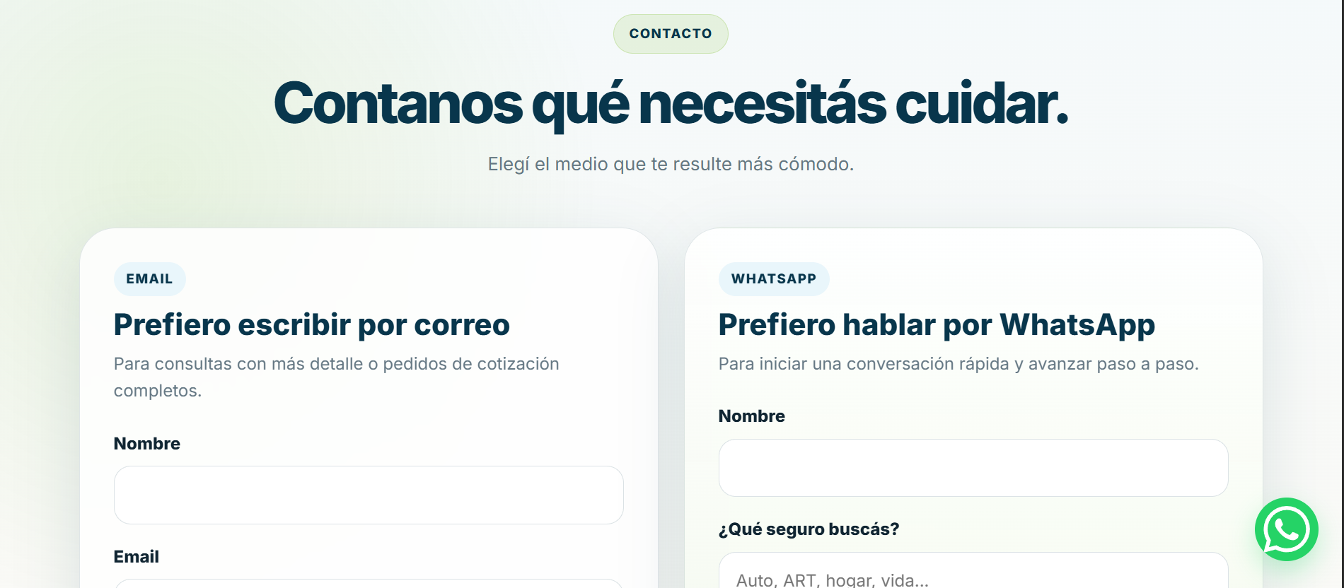 Captura Organización de Seguros Cesar Jojot 2