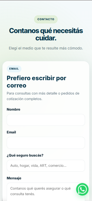 Captura Organización de Seguros Cesar Jojot 4
